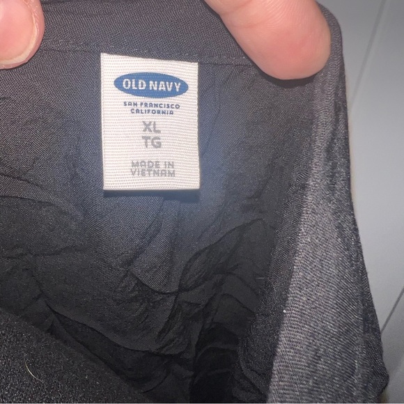 Old Navy Black Dress Top Size XL 100% Rayon/Viscose - Picture 3 of 4